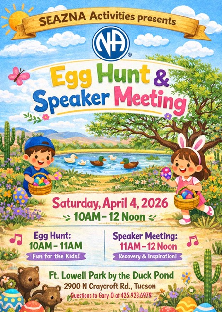 Egg Hunt Speaker Mtg